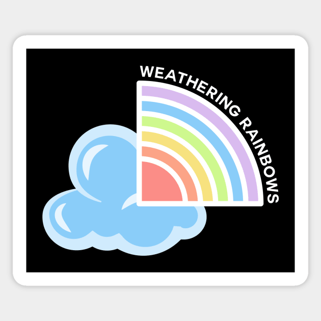 Weathering Rainbows Logo Sticker by Weathering Rainbows